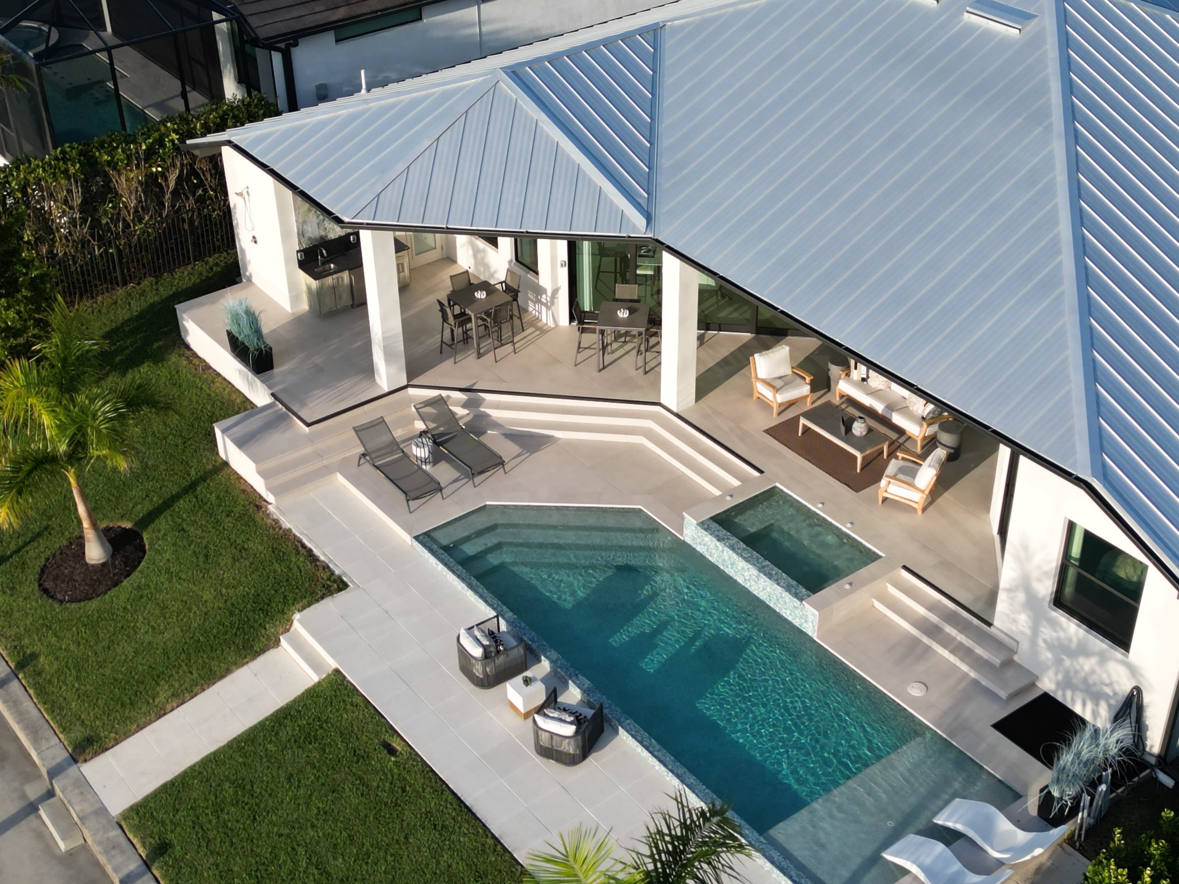 Storm Damage Roof Restoration in Cape Coral, FL completed roof project